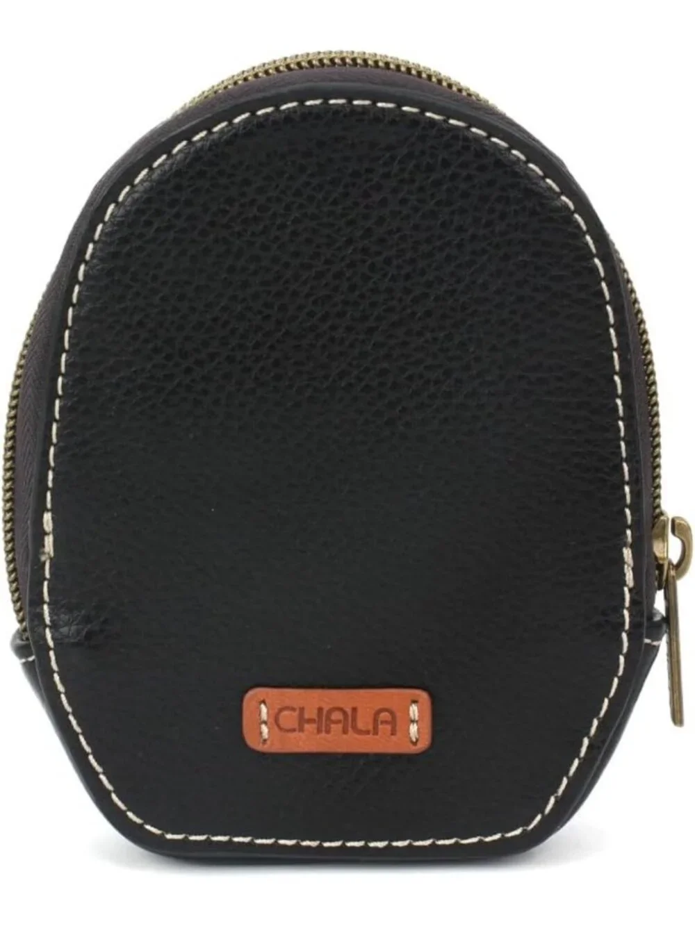 RFID Mini Coin Purse Keychain - Women's Card Holder & Coin Accessory - Black